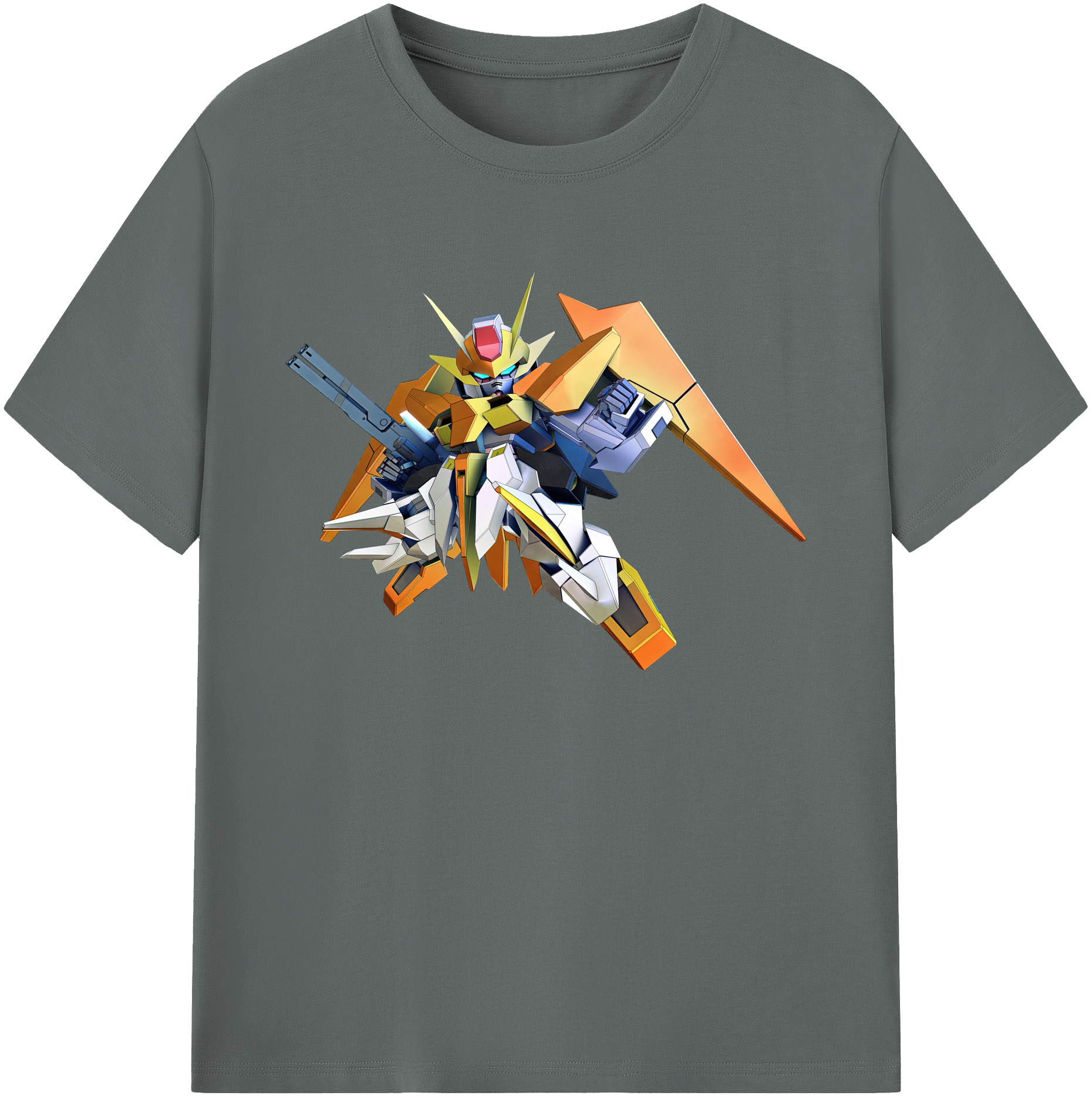 （画像用） 機動戦士ガンダム Mobile Suit Gundam 綿100％ メンズ半袖Tシャツ｜肌触りやわらか＆通気性